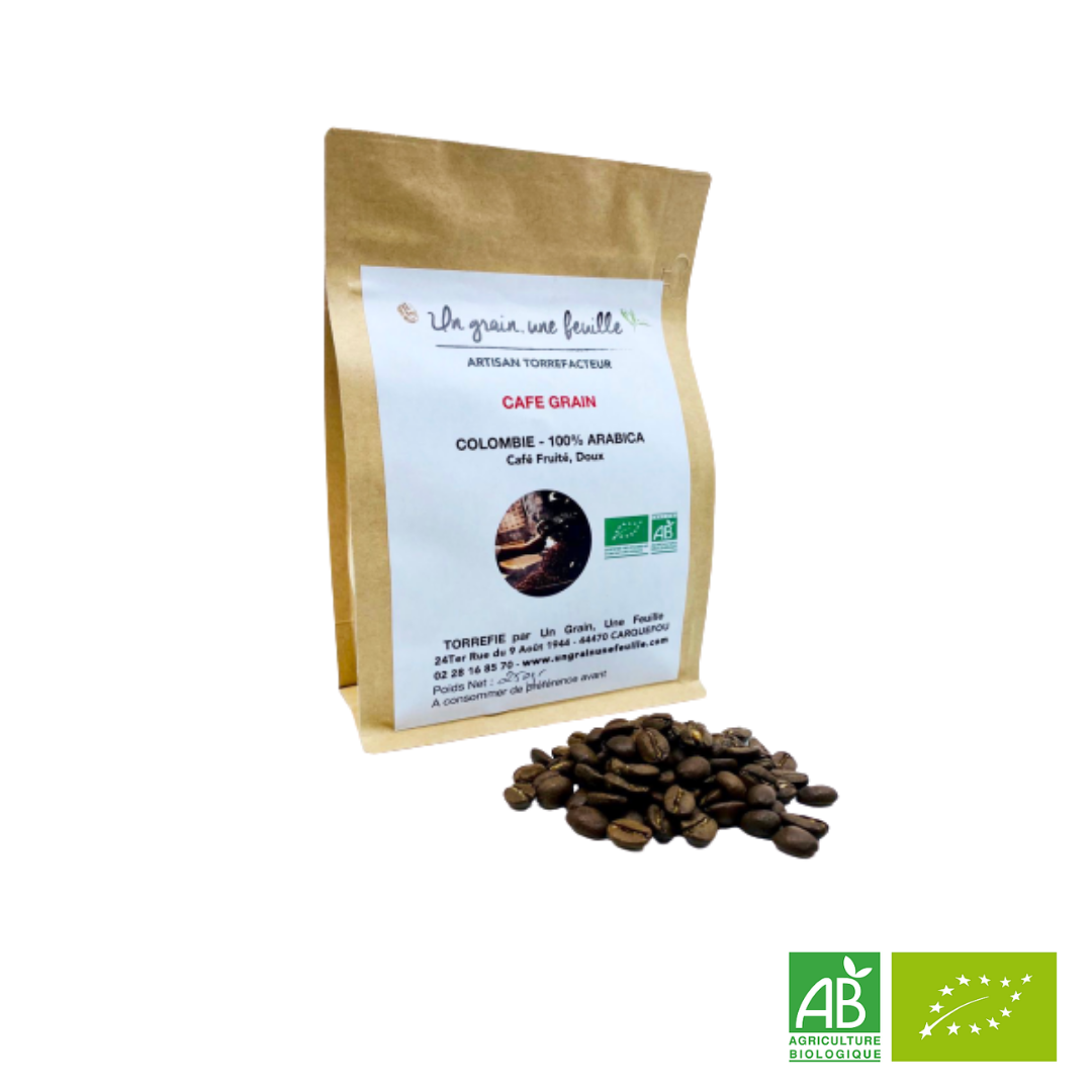 Café en grain bio Colombie, 250 g