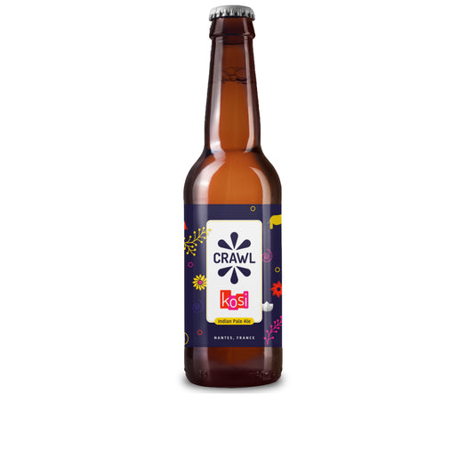 Bière Indian Pale Ale artisanale "Kosi", 33cl