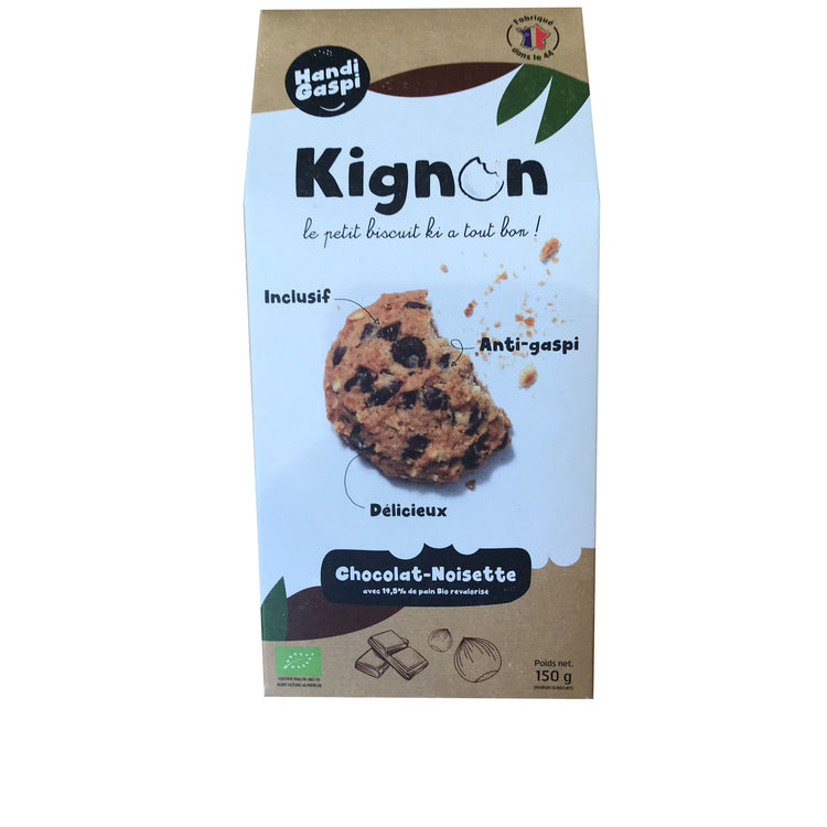 Paquet de biscuits "Choco-Noisettes" Kignon, 150g