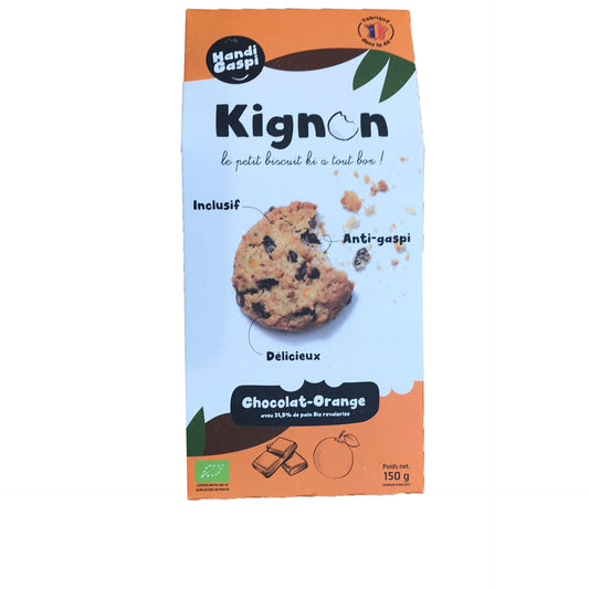 Paquet de biscuits "Choco-Orange" Kignon, 150g