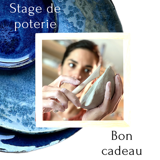 Bon cadeau 1h30 50€: atelier stage de poterie à La Chapelle sur Erdre