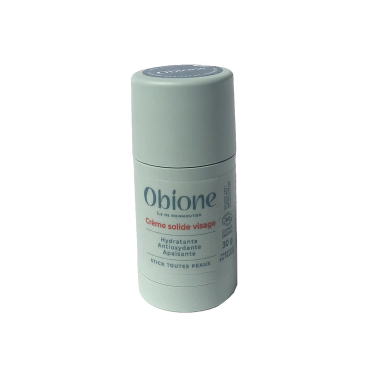 Crème solide visage stick par Obione, 30 ml