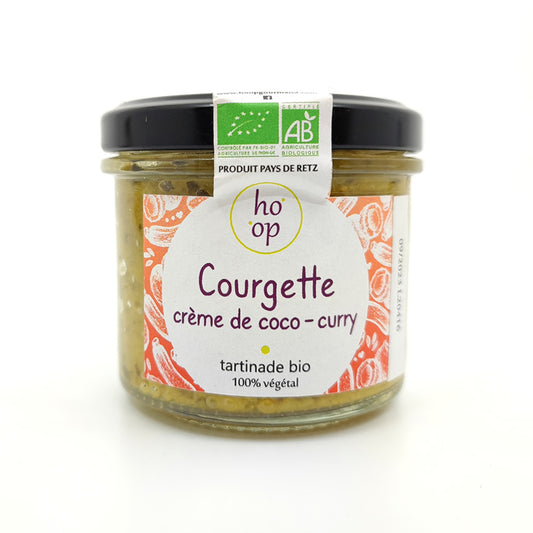 Tartinade Courgette, coco, curry bio, Ho'op - 100g