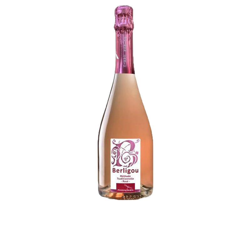 Vin rosé pétillant nantais Berligou Méthode traditionnelle 12 °